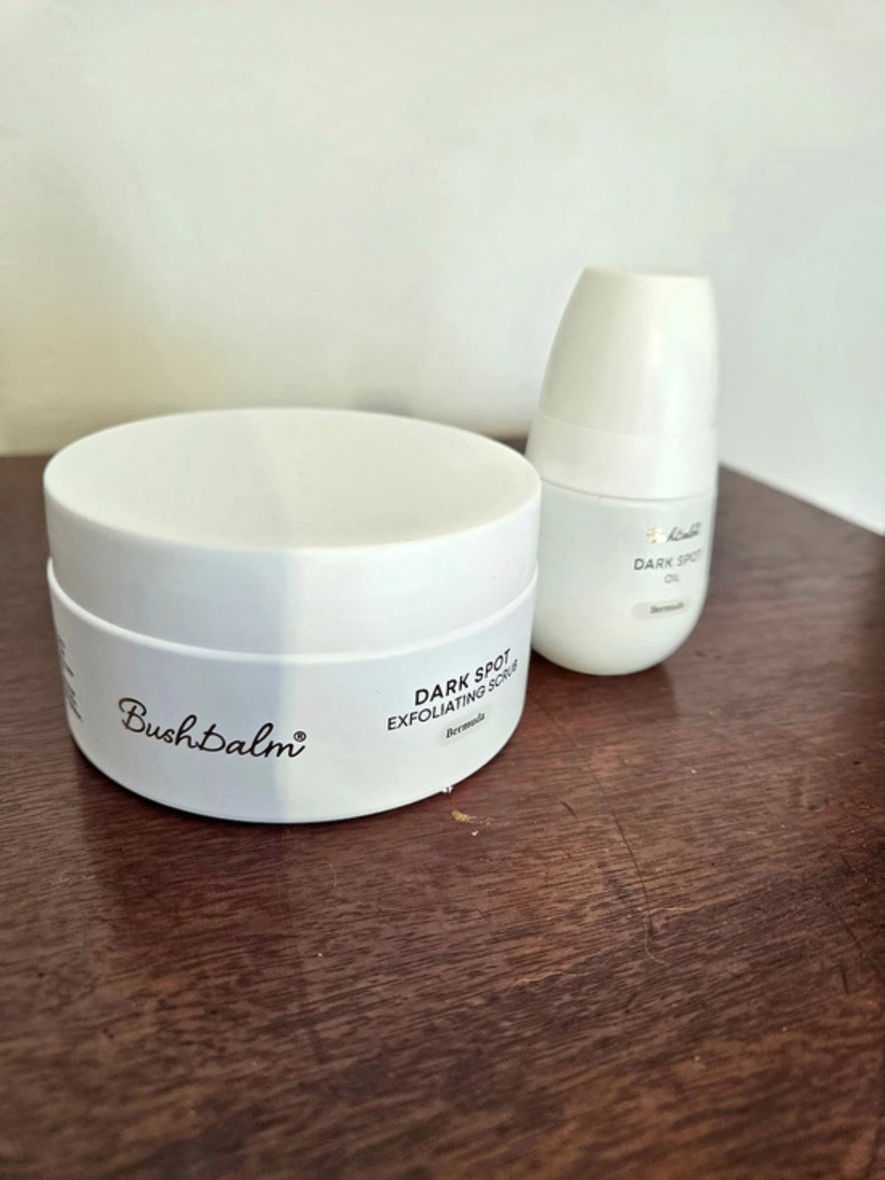 Bushbalm Bermuda Dark Spot Exfoliating Scrub and Dark Spot Oil Bundle Bermuda